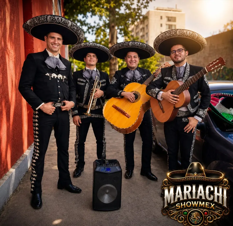 Mariachis a domicilio en un matrimonio en Santiago